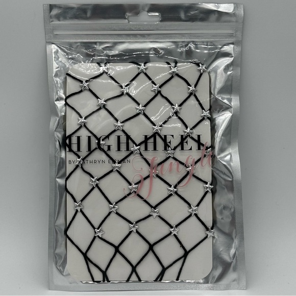 NWT‎ Free People Starstruck Fishnet Starnet Stockings OneSize - Picture 5 of 12